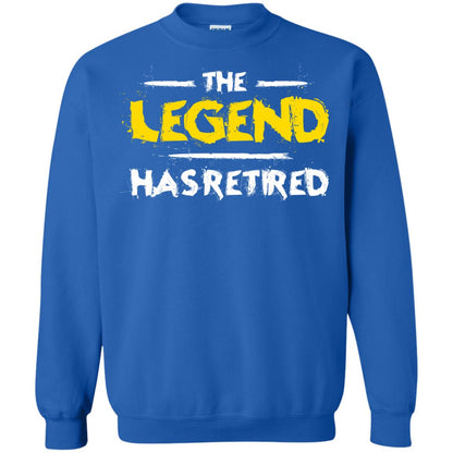 Retirement T-shirt The Legend Has Retired Royal