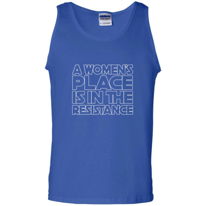 Women_s Resistance T-shirt A Women_s Place Is In The Resistance Royal