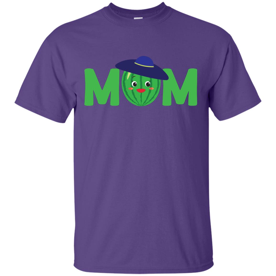 Mom Watermelon Funny Summer Melon Fruit Shirt For Mommy Purple