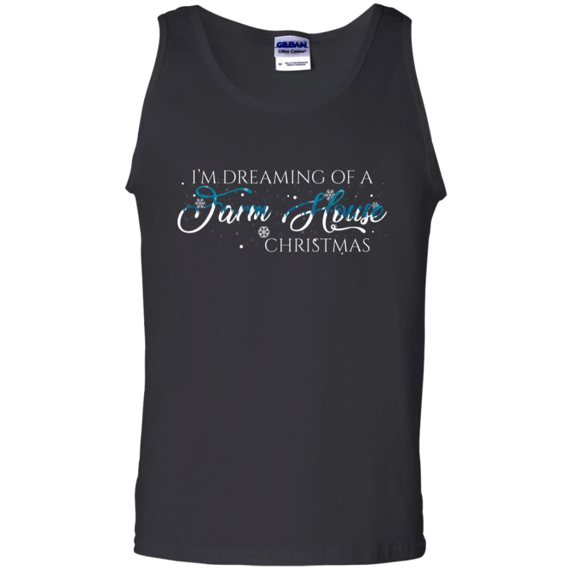 I'm Dreaming Of A Farm House Christmas X-mas Gift Shirt Black