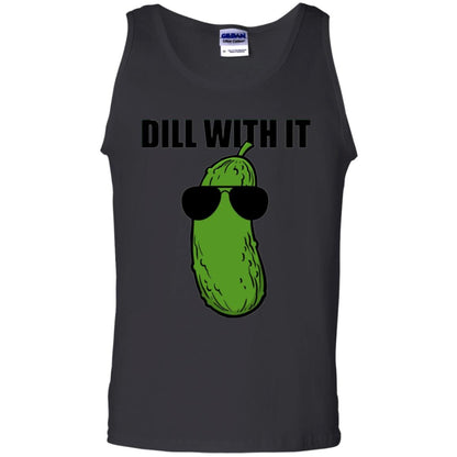 Funny Pickle T-shirt Dill With It Black