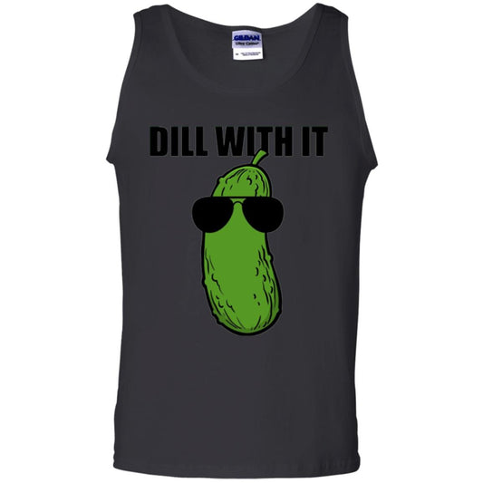 Funny Pickle T-shirt Dill With It Black