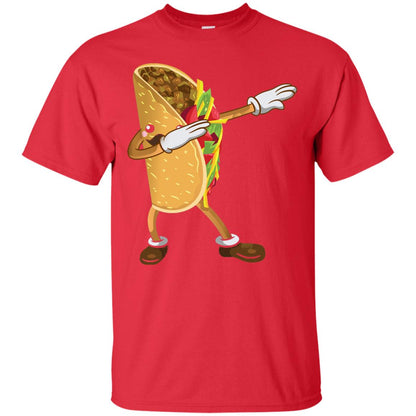 Dabbing Taco Shirt Funny Cinco De Mayo 2018 Red