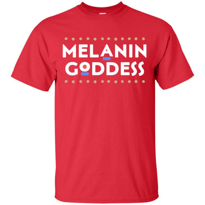 Melanin Goddess African Proud Afican American T-shirt Red