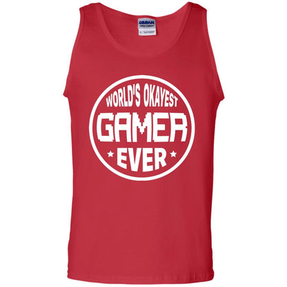 World’s Okayest Gamer Ever Best T-shirt For Gaming Lover Red