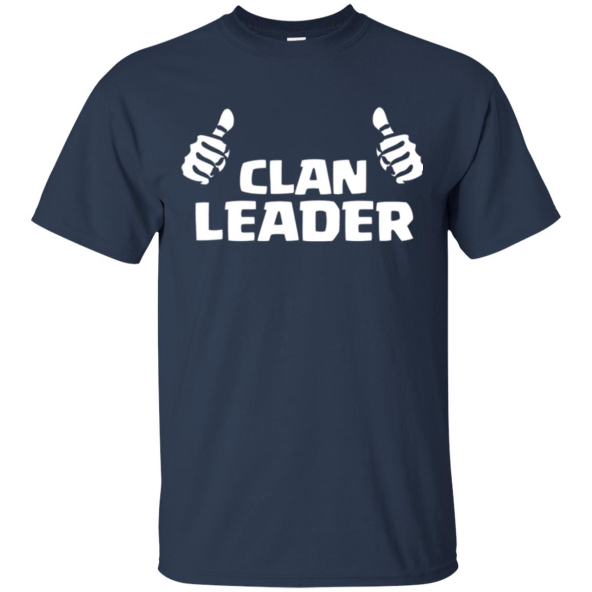 Mobile Gamers T-shirt Clan Leader Navy