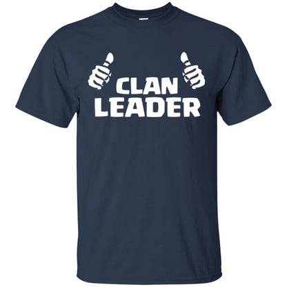 Mobile Gamers T-shirt Clan Leader Navy