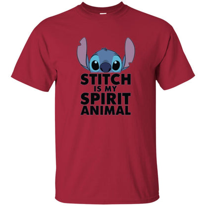 Disney Stitch Is My Spirit Animal T-shirt Cardinal