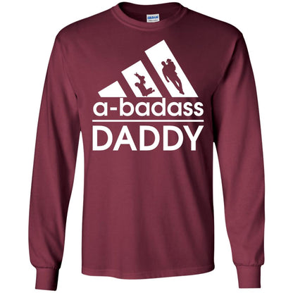 A Badass Daddy Shirt Maroon