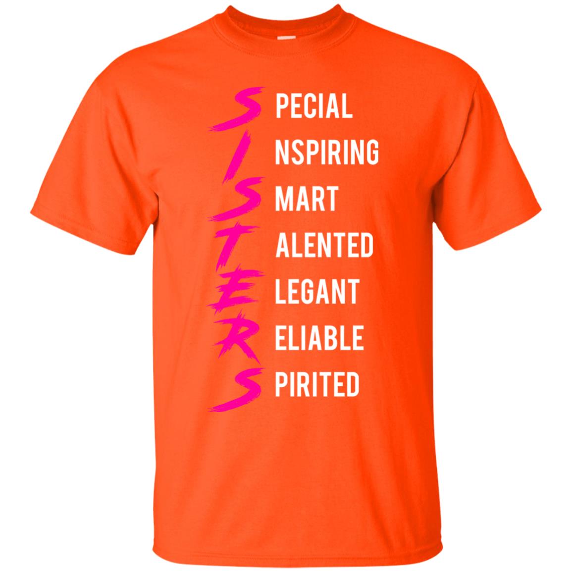 Special Inspiring Smart Talented Elegant Reliable Family Shirt Orange