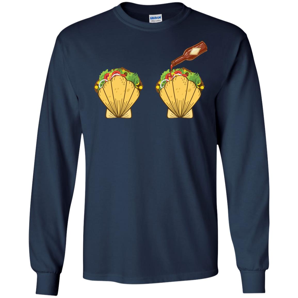 Mermaid Shell T-shirt Taco Bra And Spicy Chili Sauce Navy