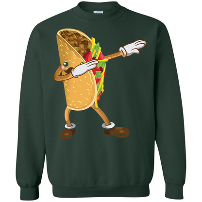 Dabbing Taco Shirt Funny Cinco De Mayo 2018 Forest Green