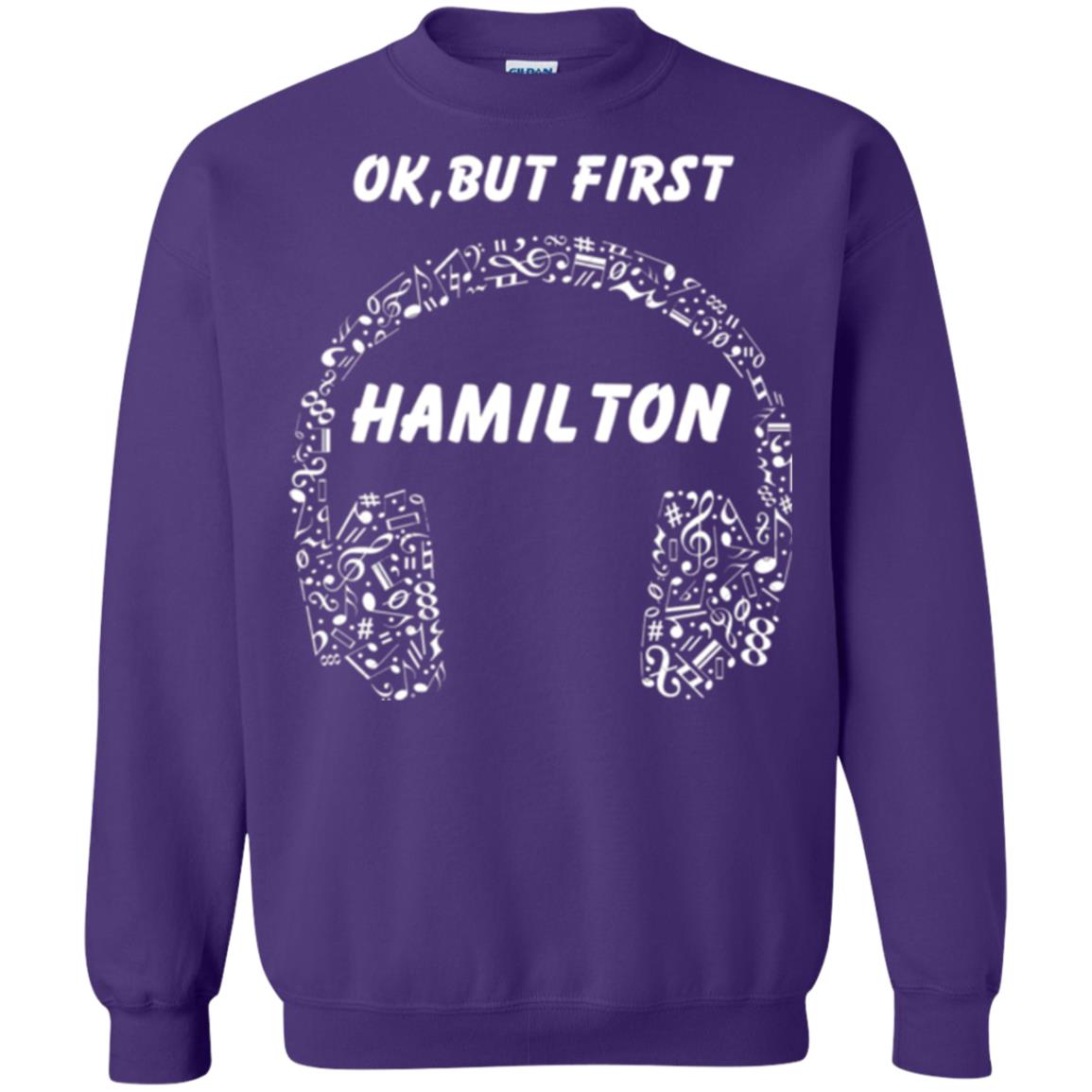 An American Musical Ok, But First Hamilton Ear Phones Purple