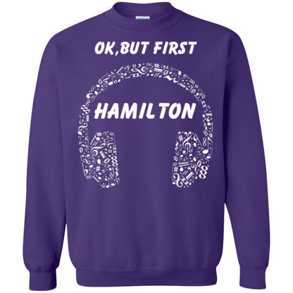 An American Musical Ok, But First Hamilton Ear Phones Purple