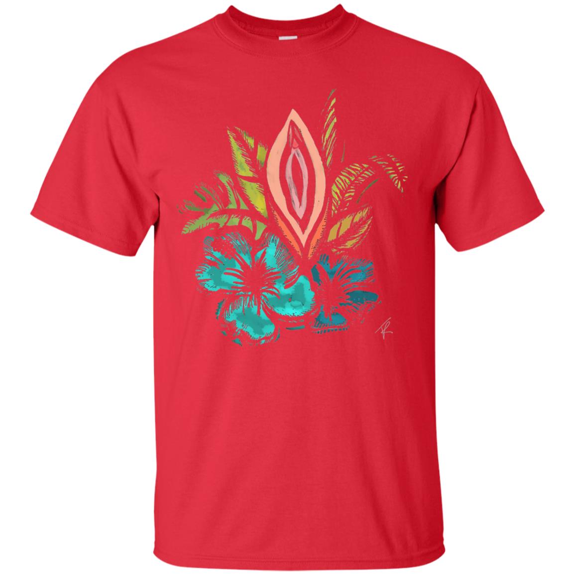 Vagina Tropical T-shirt Red