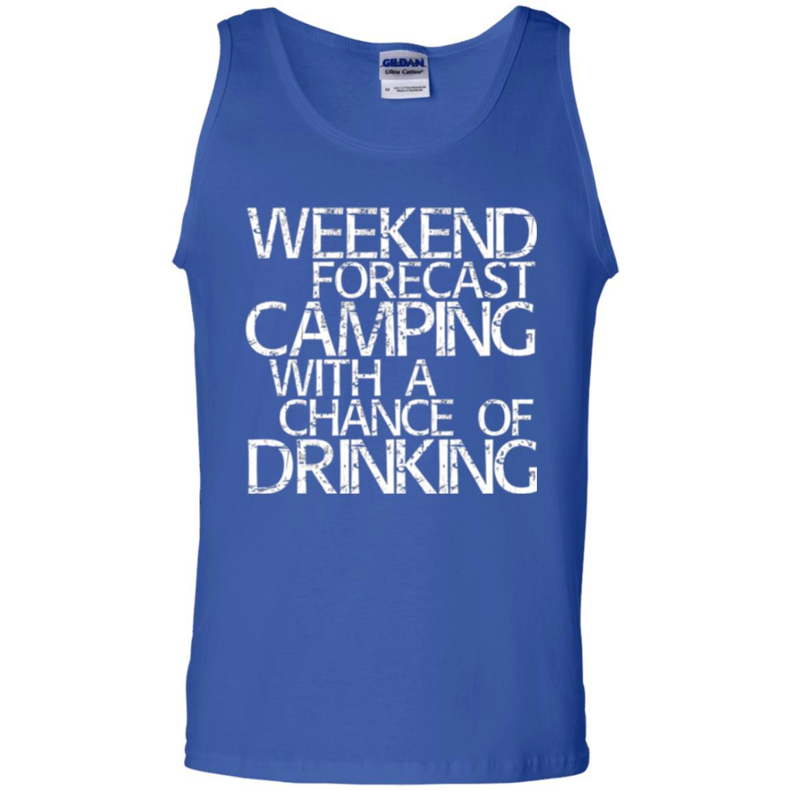 Camper T-shirt Weekend Forecast Camping With A Chance Of Drinking Royal