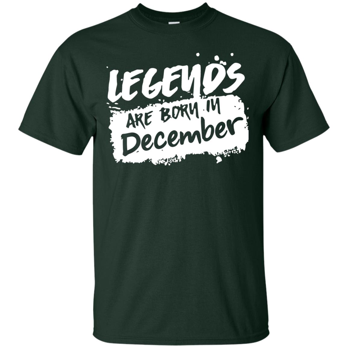 December Birthday Shirt Legends Are Born In December Forest
