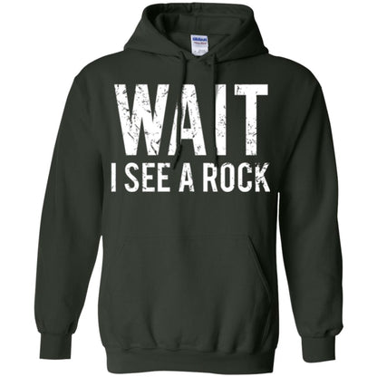 Geology T-shirt I See A Rock Forest Green