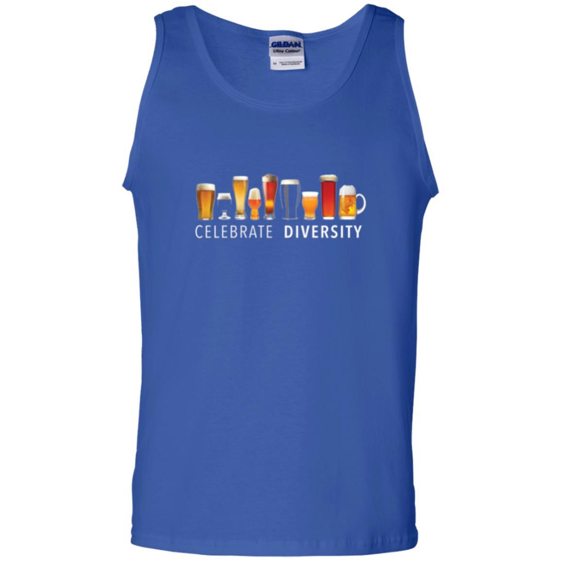 Beer Lover T-shirt Celebrate Diversity Royal