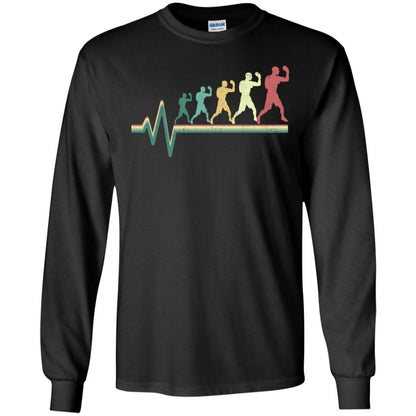 Boxing Heartbeat Boxer Gift Shirt Black