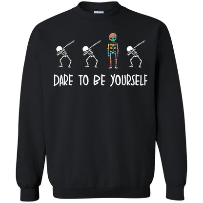 Dare To Be Yourself Autism Awareness T-shirt Black