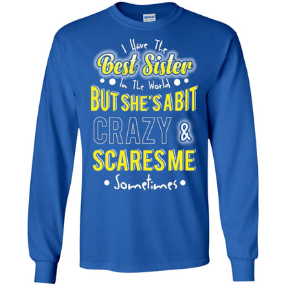Family T-shirt I Have The Best Sister In The World Royal