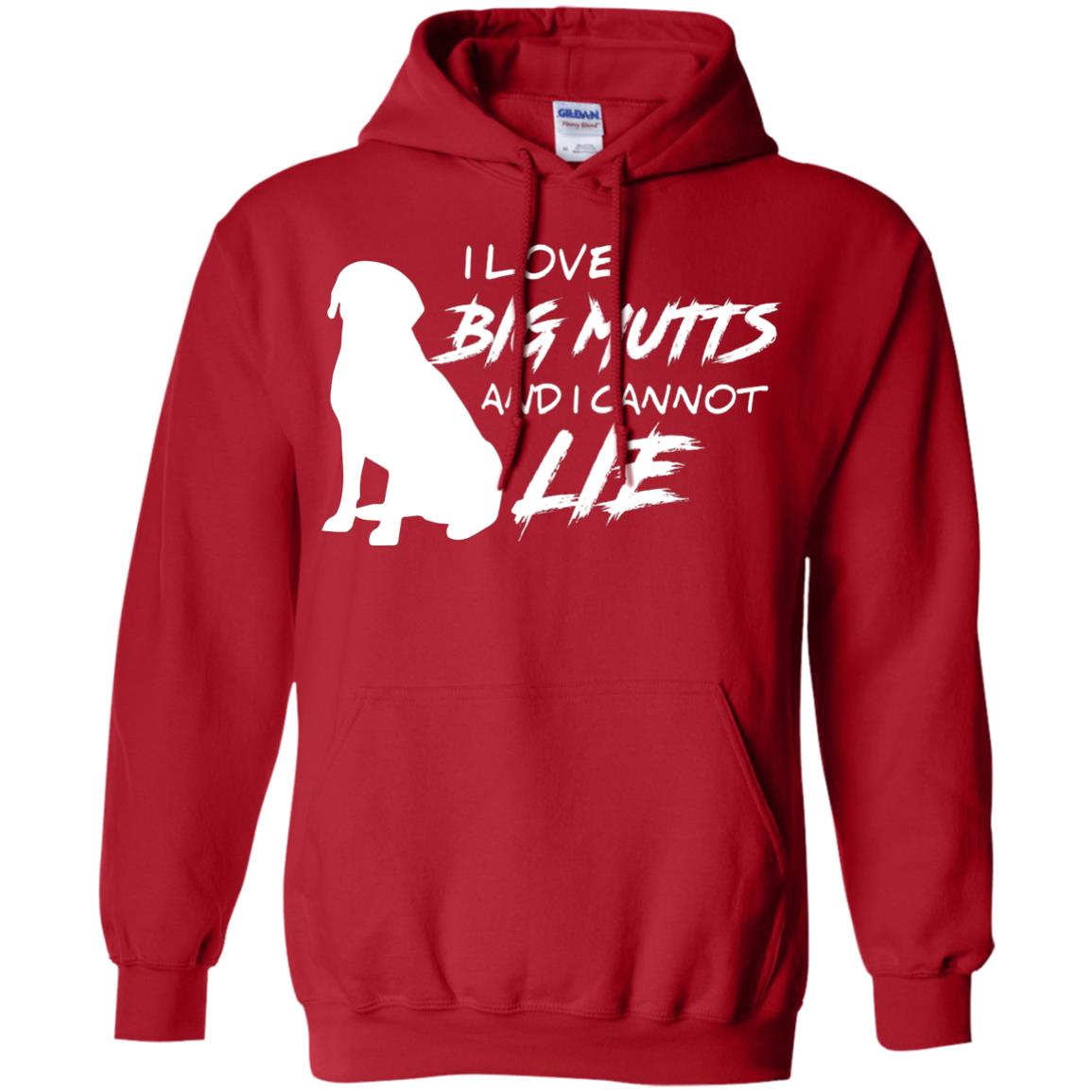 Dog Lover T-shirt I Love Big Mutts And I Cannot Lie Red