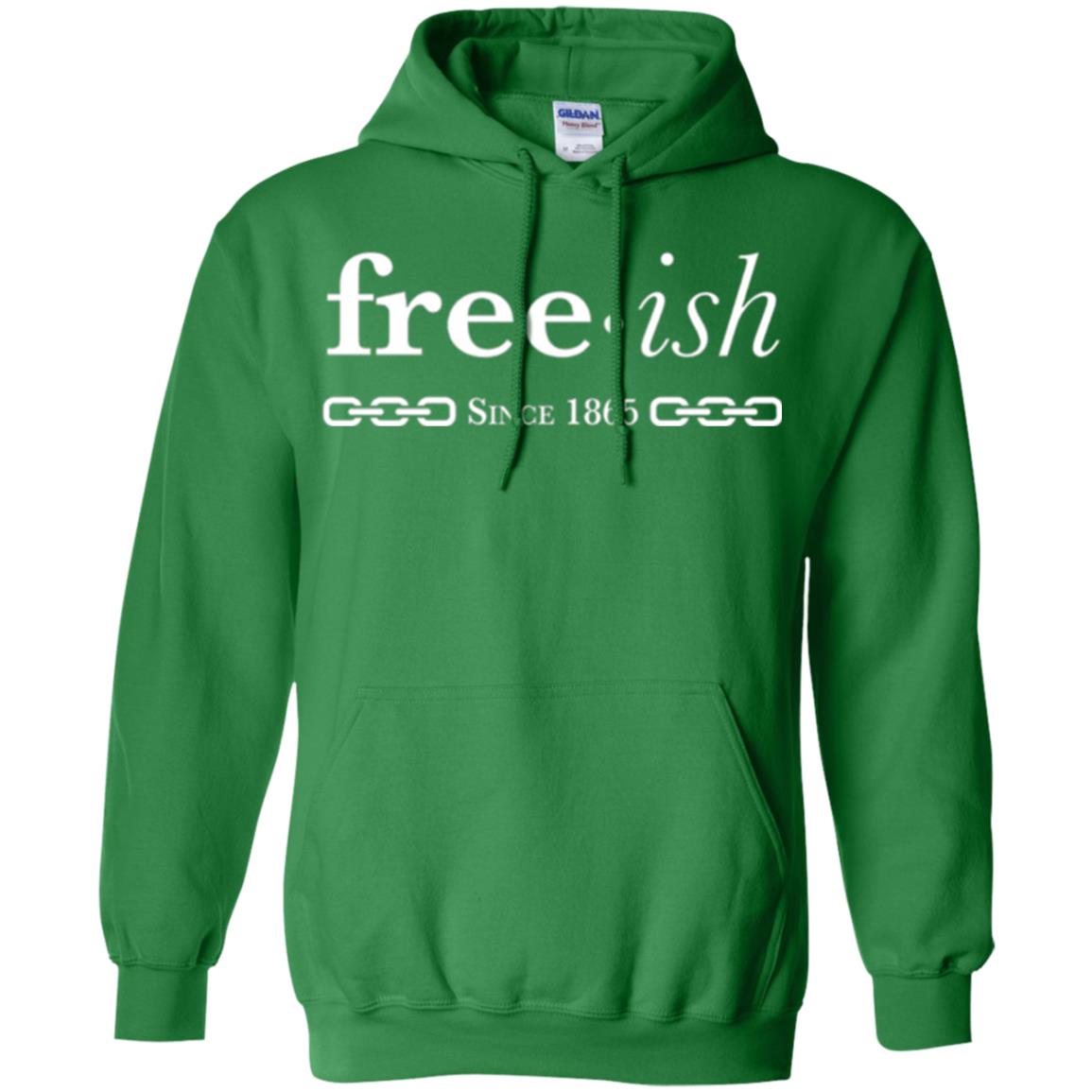 Free-ish Since 1865 Black Pride T-shirt Irish Green