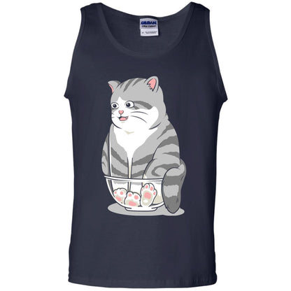 Cat Smile Cat Lover T-shirt Navy
