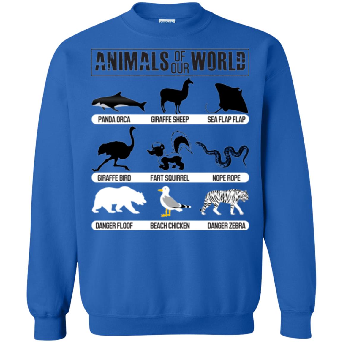 Save Animals Of Our World T-shirt Royal