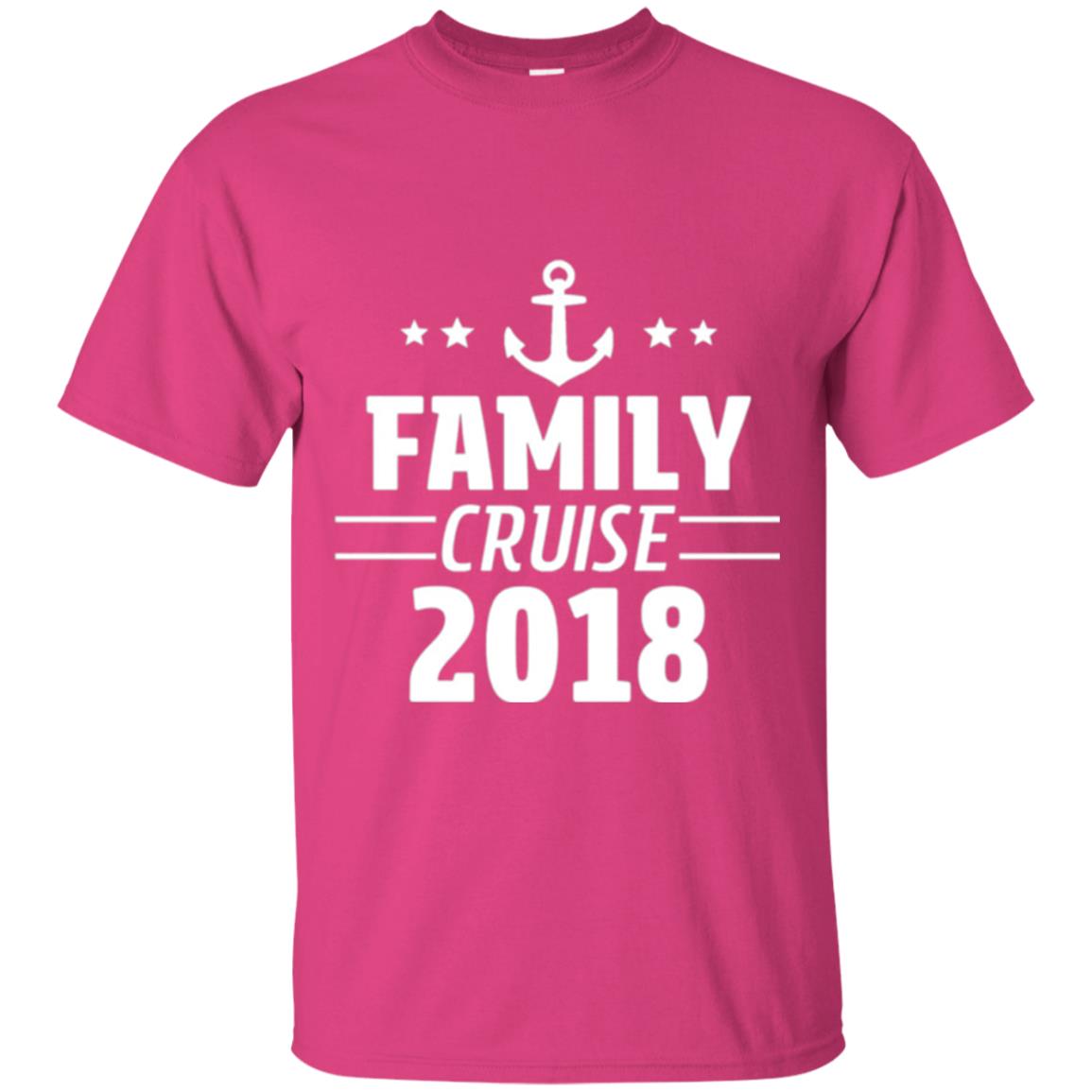 Family Cruise Vacation 2018 T-shirt Heliconia