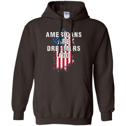 Americans Are Dreamers Too Shirt Dark Chocolate