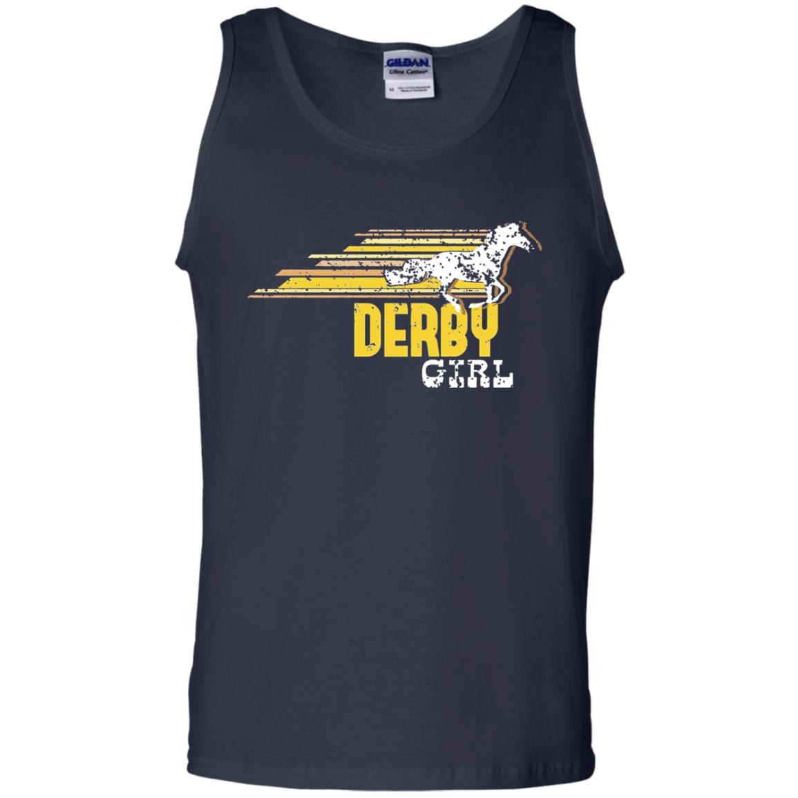 Derby Girl Derby Women Horse Race Shirt Navy