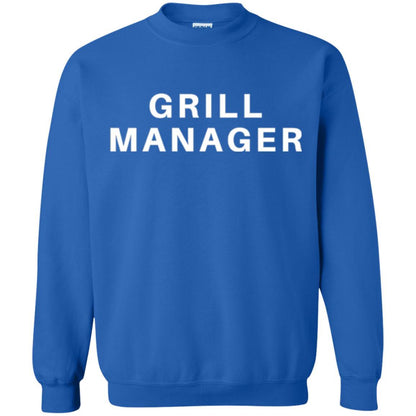 Grill Manager Cooking T-shirt Royal