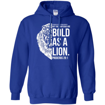 Christian T-shirt Bold As A Lion T-shirt Royal