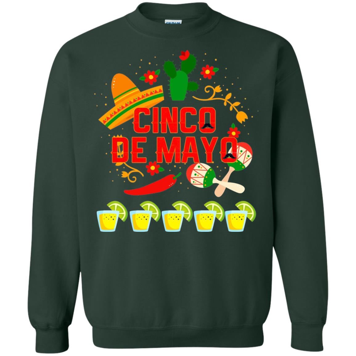 Fiesta Cinco De Mayo T-shirt Forest Green