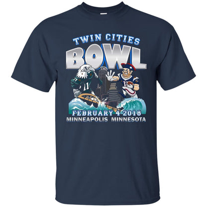 Football Lover T-shirt Twin Cities Bowl Navy