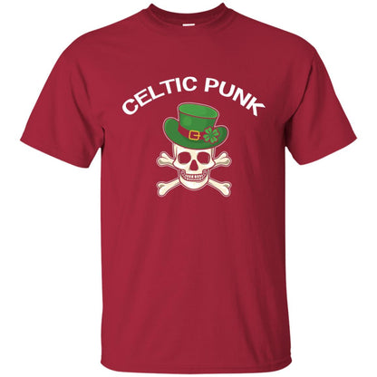 Celtic Punk Rock Irish St. Patrick_s Day T-shirt Cardinal