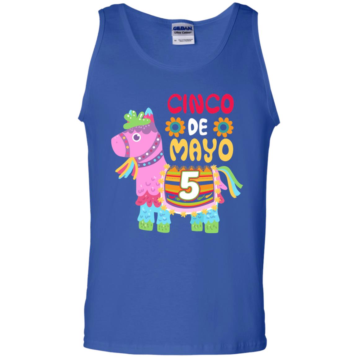 Cinco De Mayo Pinata Jockeys Horse Race 5th Birthday T-shirt Royal