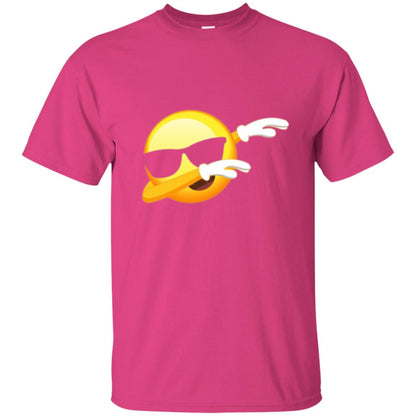 Funny Dabbing Emoji Cool Emoji Dab T-shirt Heliconia