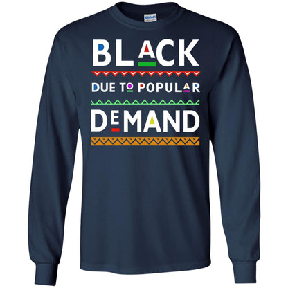 Black Due To Popular Demand Tshirt Navy
