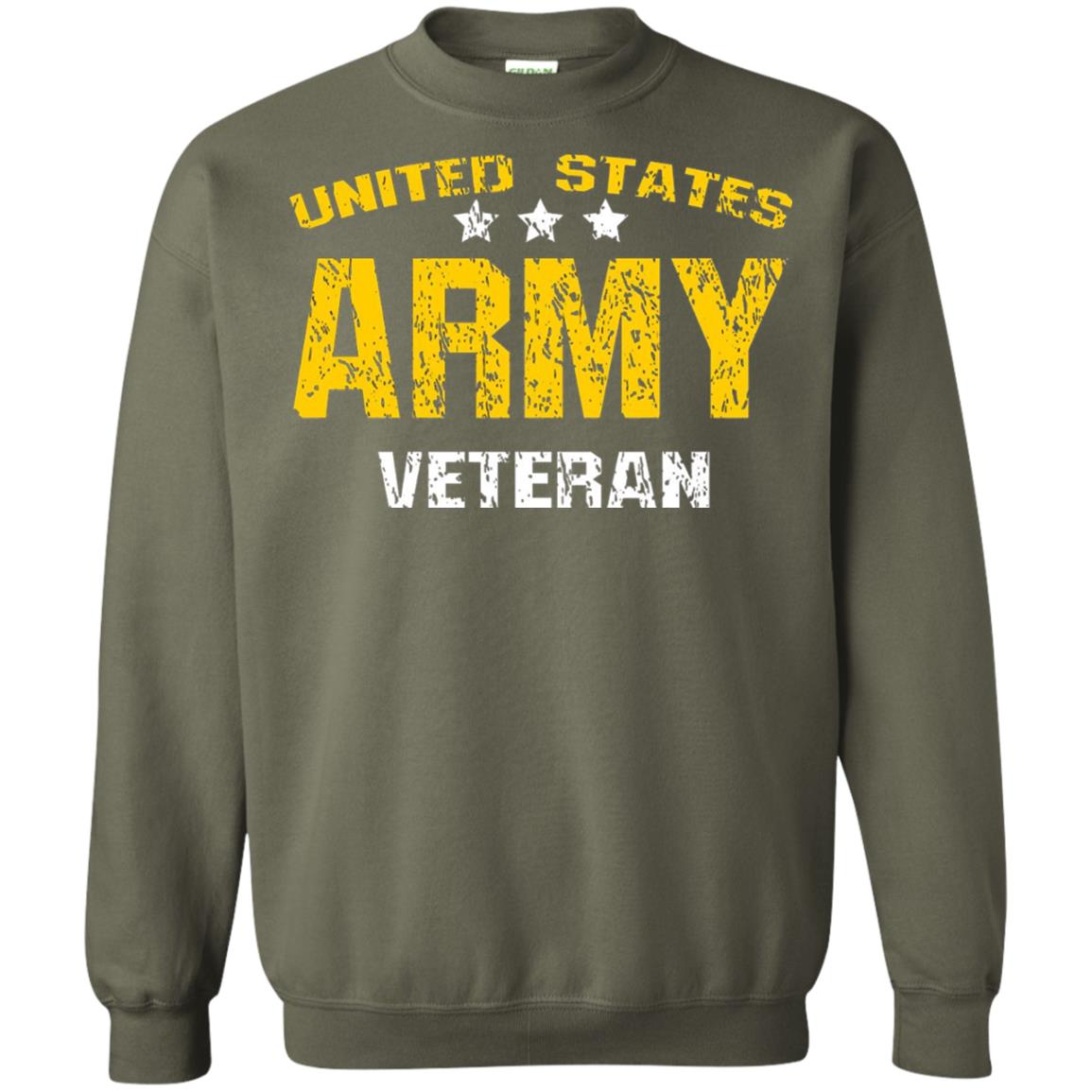 United States Army Veteran Shirt Military Green