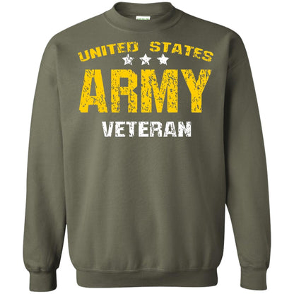 United States Army Veteran Shirt Military Green