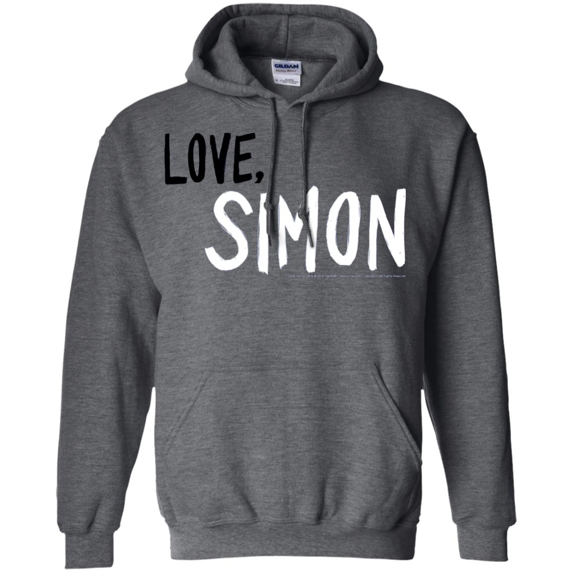 Love Simon Logo Shirt Dark Heather