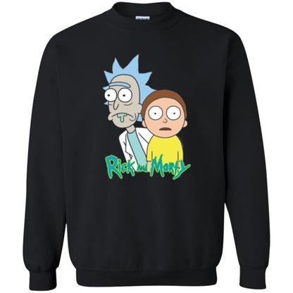 Film T-shirt Rick And Morty Stunned Black