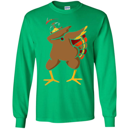 Thanksgiving T-shirt Dabbing Turkey Irish Green