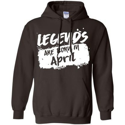 April Birthday Shirt Legends Are Born In April Dark Chocolate