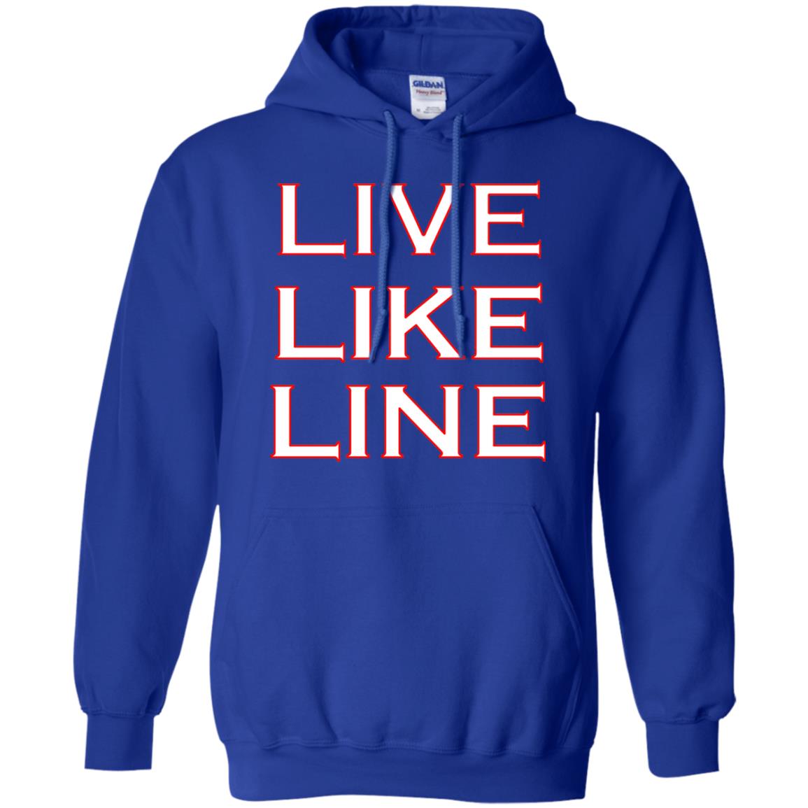 Live Like Line Volleyball Lover Shirt Royal