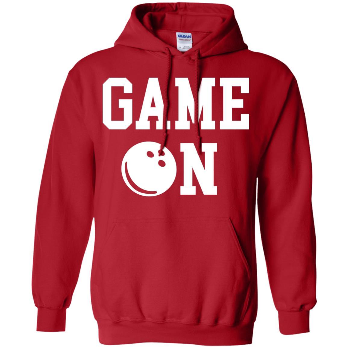 Bowler T-shirt Game On Bowling T-shirt Red