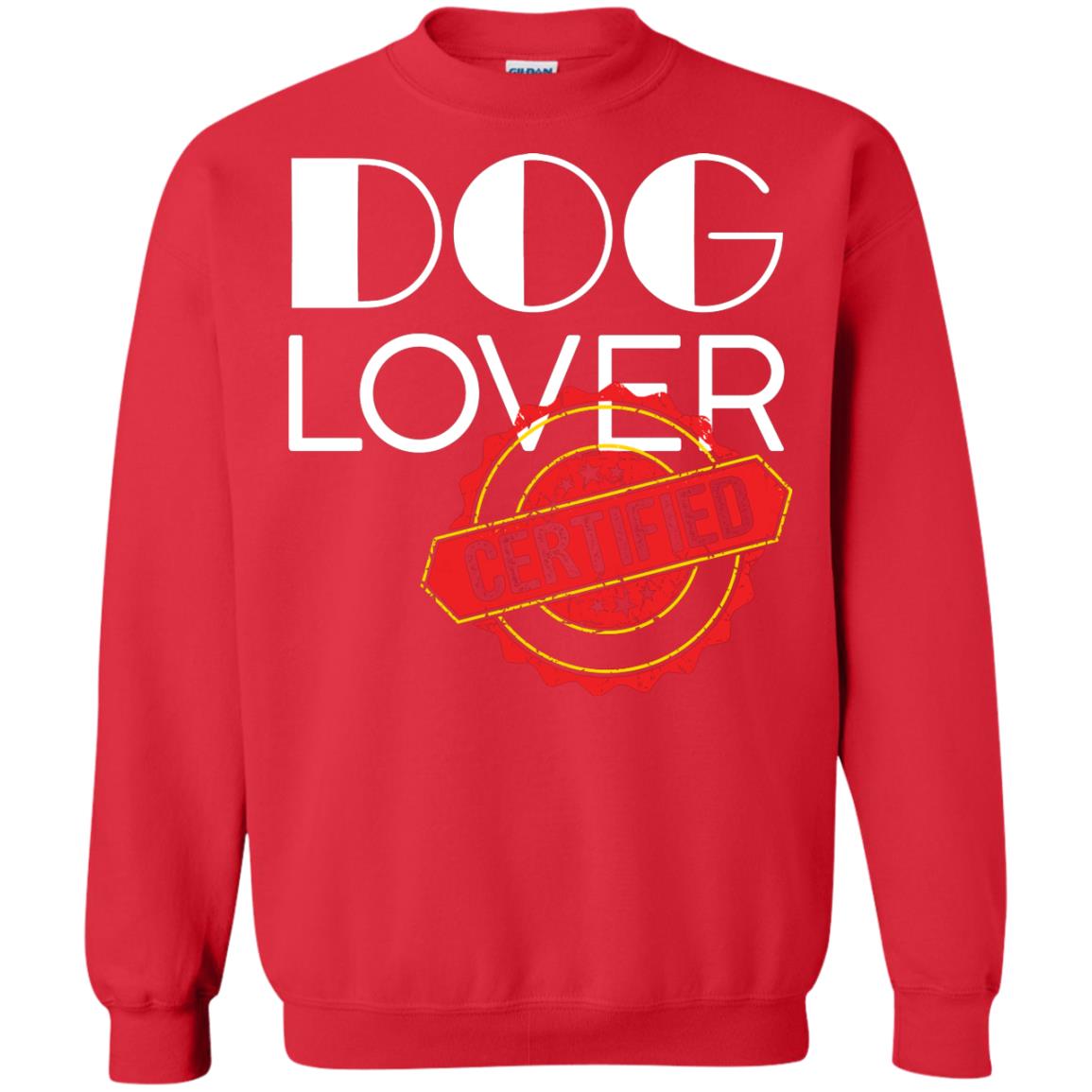 Dog Lover T-shirt Certified Red